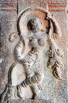 Detail of Shiva-Virupaksha Temple at Hampi, India