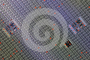 Detail of a silicon wafer