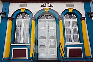 Detail of the small church named imperio in Terceira photo