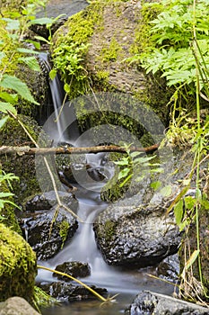 Detail of a small waterfall