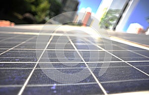 Detail of solar panel