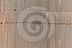 Detail of some folded cardboard boxes to make a move of home