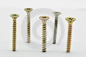 Detail of some threaded screws
