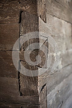 Wood jointing at an old house