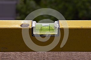 Detail of spirit level