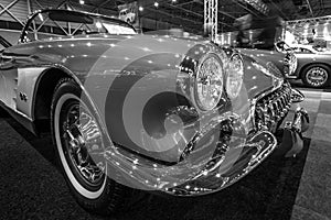 Detail of a sports car Chevrolet Corvette (C1), 1960