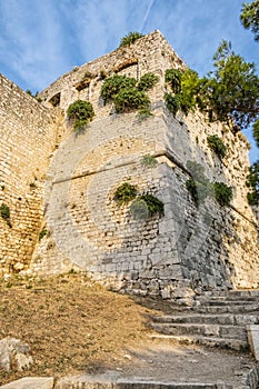 Detail of St. Michael`s Fortress, Sibenik, Croatia