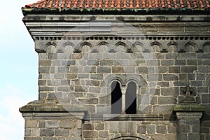 Detail of St. Procopius` Basilica in Trebic