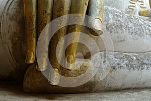 Detail,Statue of buddha