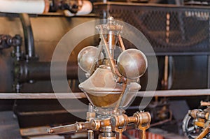 Detail of a steam engine.