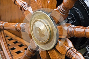 Detail of steering wheel