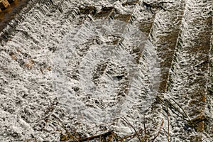 Detail of Stone river weir