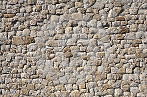 Detail of a stone wall