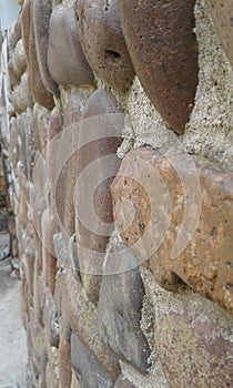 Detail of stones, Maldonado, Uruguay photo
