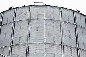 Detail of storage grain silo