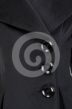 Detail of suit button