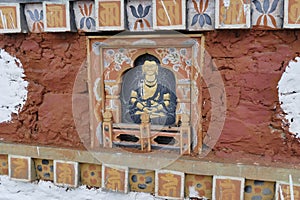 Detail of summit Buddhist shrine