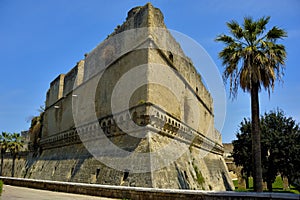 Detail swabian Castle of Bari