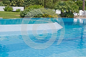 Detail of a swimming pool