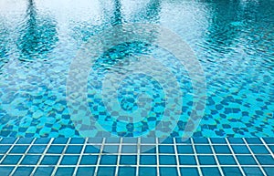 Detail of swimming pool water background