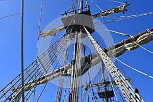 Tall ship mast