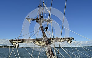 Tall ship mast