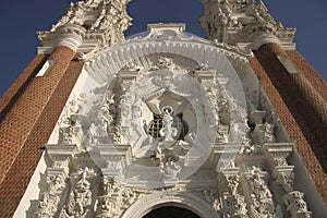 Detail of The temple of Our Lady of Ocotlan en Tlaxcala photo
