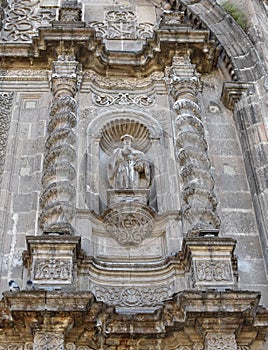 Detail of the Templo de San Francisco de Asis