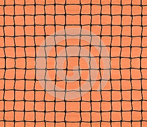 Detail of a tennis net