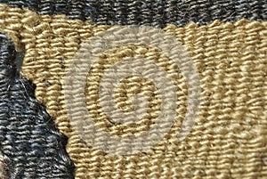 Detail, tightly woven knot