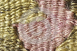 Detail, tightly woven knot