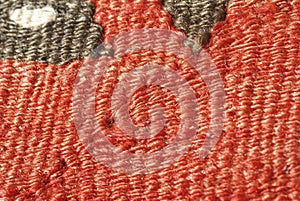 Detail, tightly woven knots