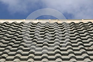 Detail of a tiled Roof