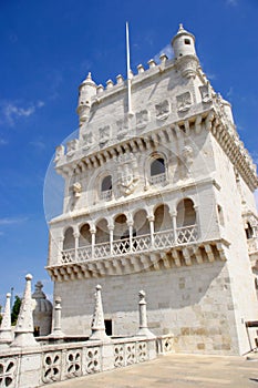 Detail of Torre de BelÃ©m