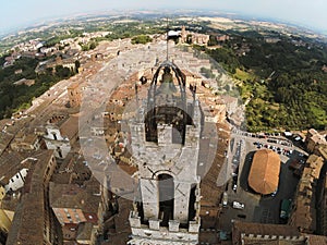 Detail of Torre del mangia