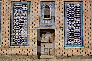 Detail. Tosh Hovli palace courtyard. Itchan Kala. Khiva. Uzbekistan