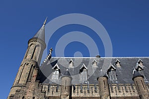 Detail & tower Dutch 'Binnenhof'