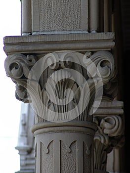 Detail Town Hall Columns photo