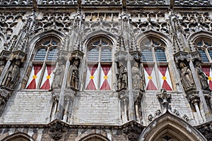 Detail from the town hall in Middelburg / NL