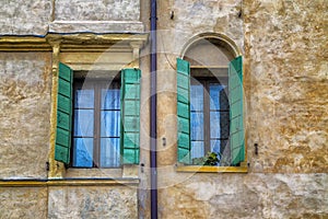 Detail of Traditional Italian Windows