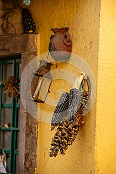 Detail of a traditional Mexican house