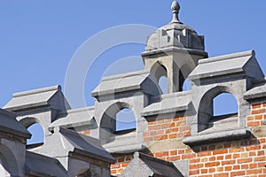 Detail of the train station in Ghent, Belgium