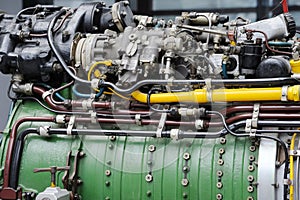 Detail of Turbojet Engine