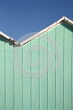 Detail of two bathing boxes