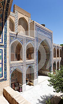 Detail from Ulugbek Meressa - Registan - Samarkand photo