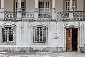 Detail of the university of Coimbra photo