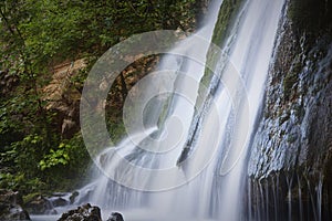 Detail of Vadu Crisului waterfall