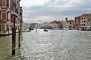 Detail of Venice Grand Canal