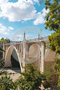 Detail of Viaducto de Fernando Hue bridge, Teruel photo