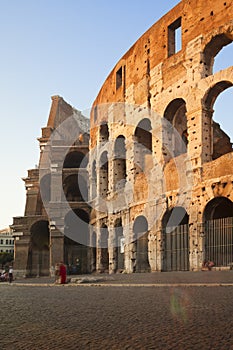 Colosseo at sunset, Rome